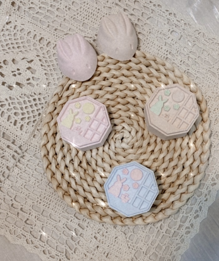 【中秋限定】月餅擴香石．簡約牛皮禮盒包裝