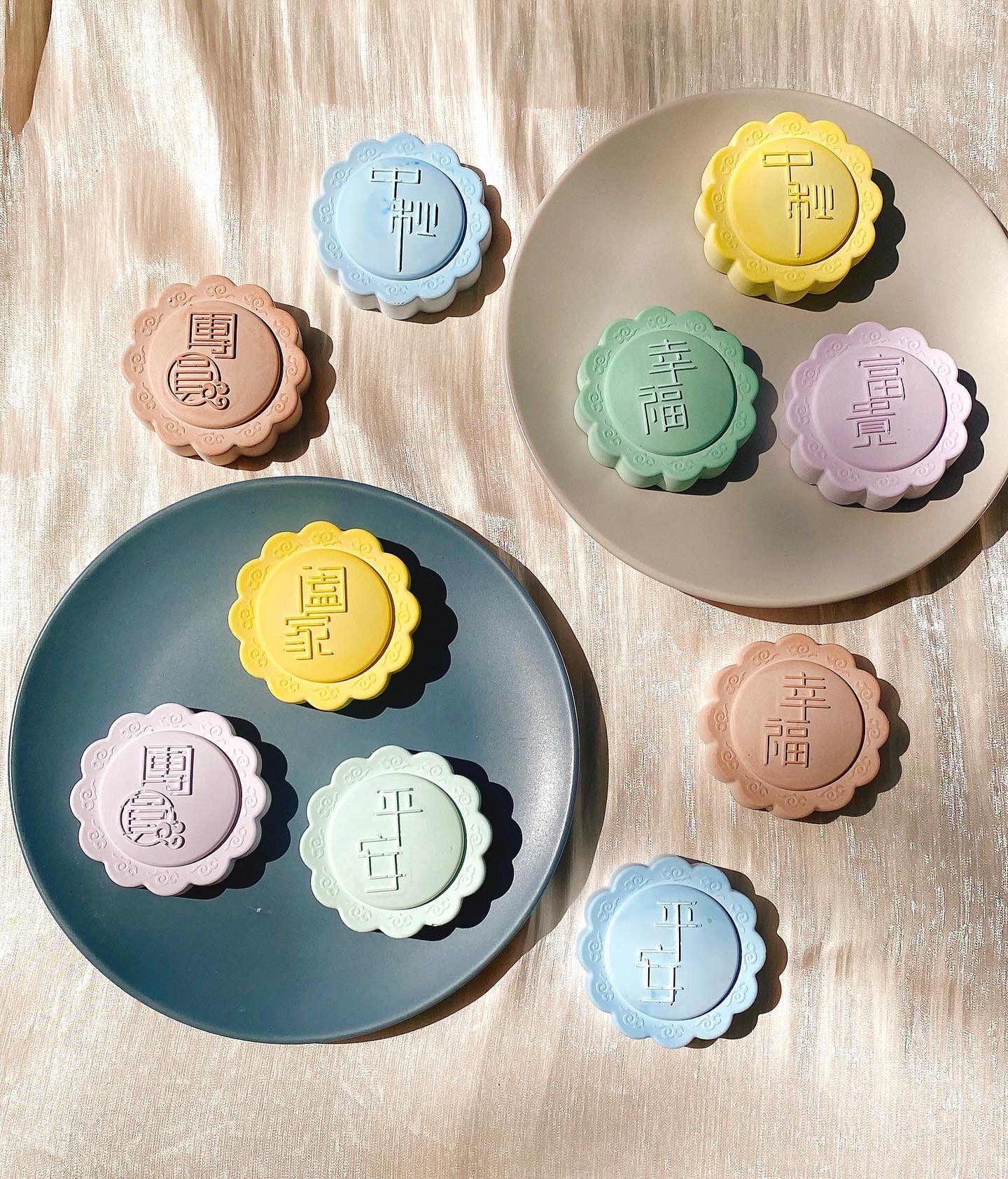 【中秋限定】月餅擴香石．簡約牛皮禮盒包裝