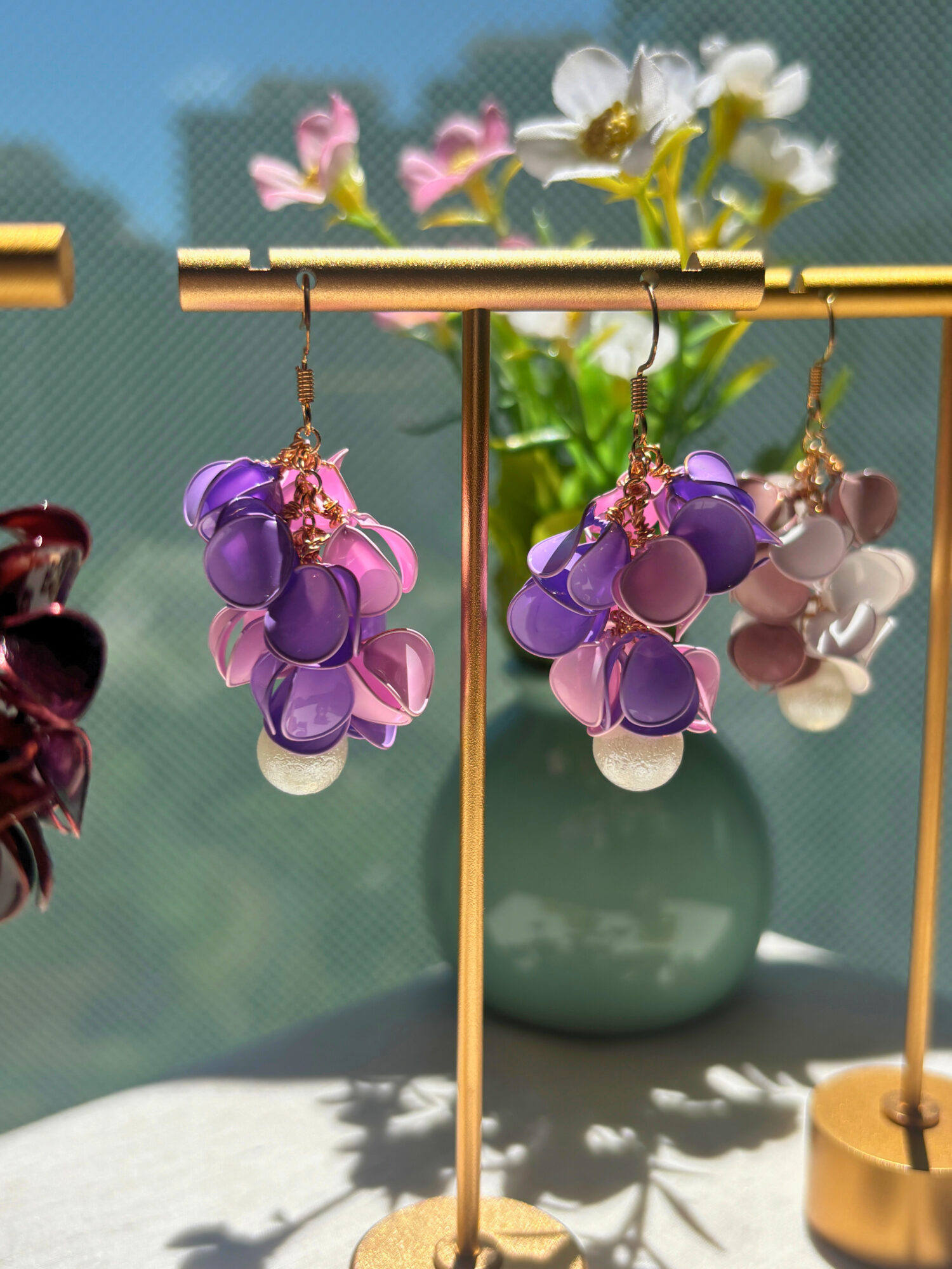 【水晶花】鈴鐺花．耳環