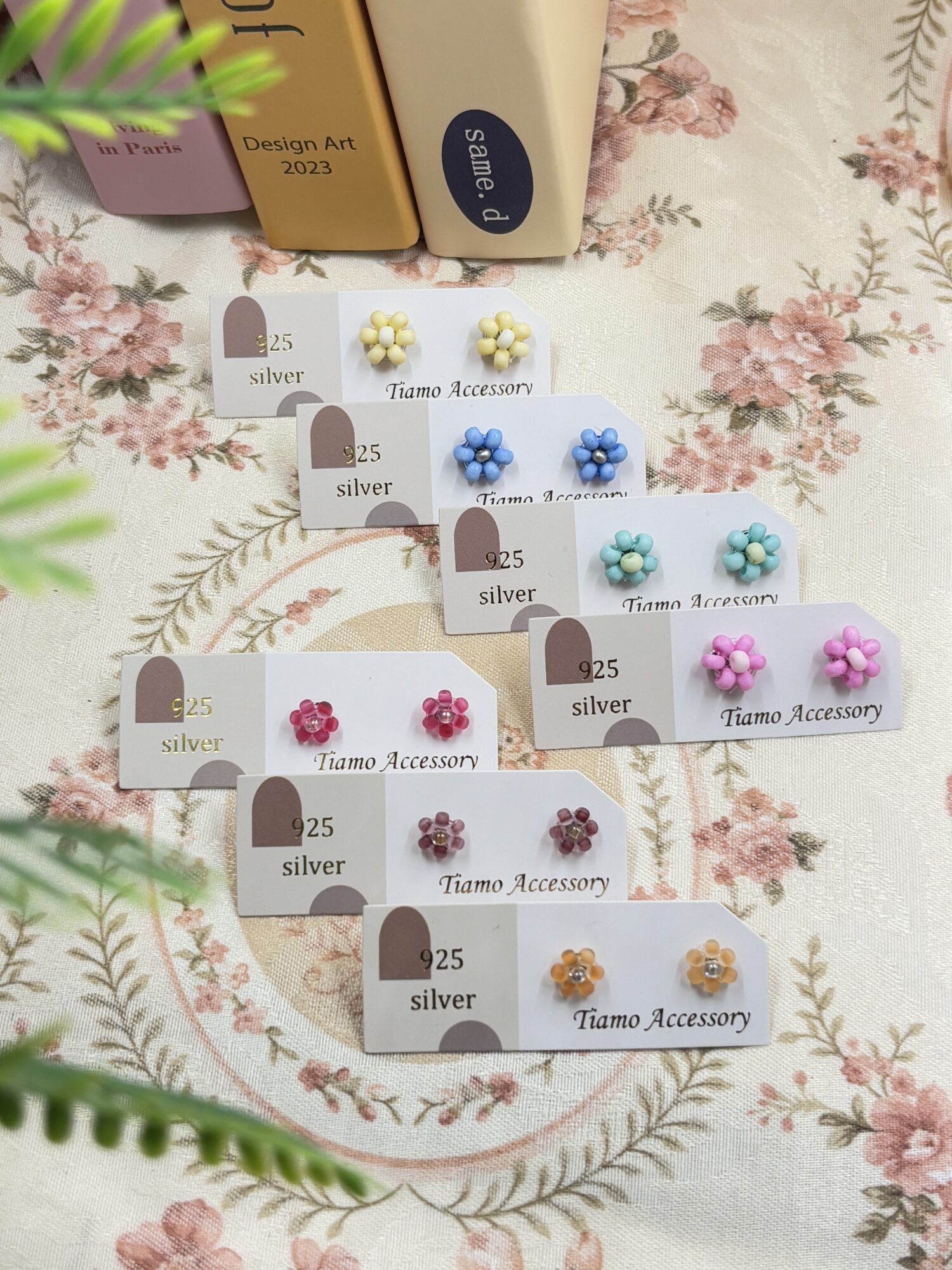 【日系串珠系列】Candy Flower．耳環