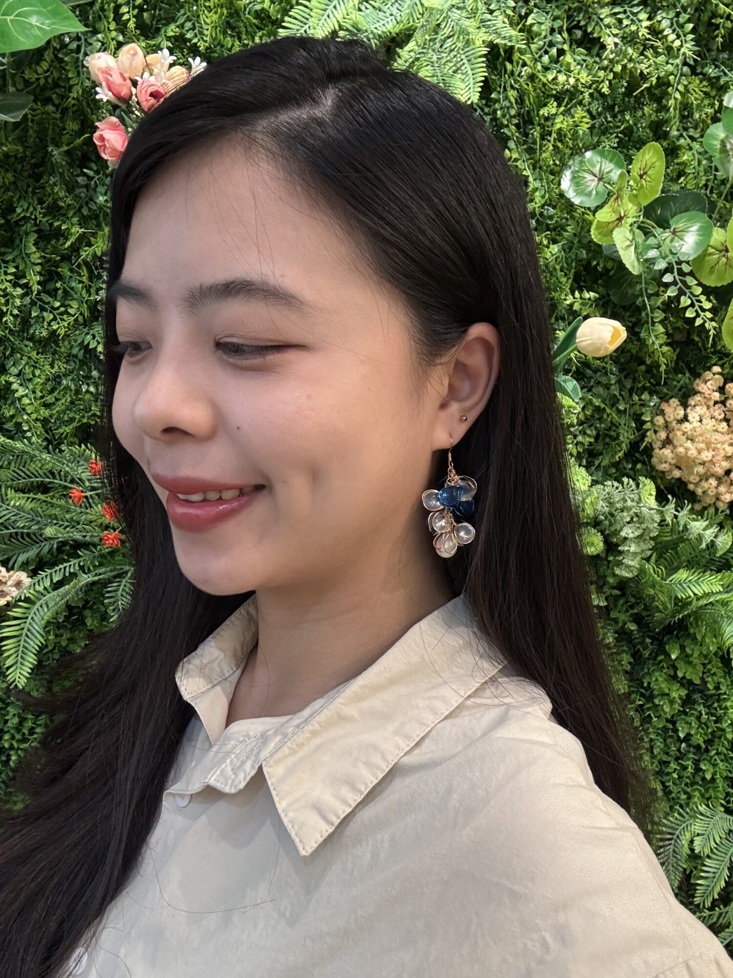 【水晶花】鈴鐺花．耳環