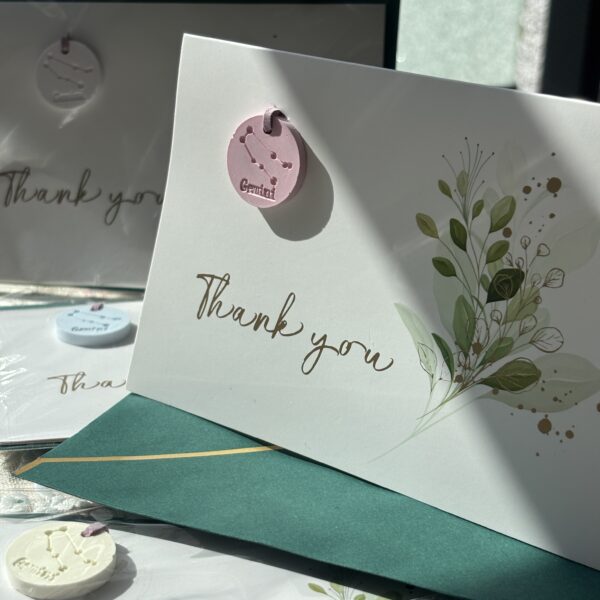 【贈品香氛】12星座擴香卡片．可拆兩用